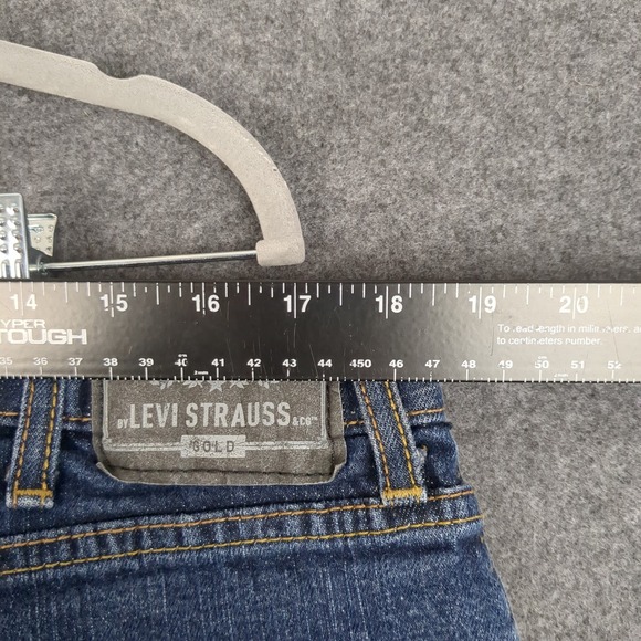 Signature by Levi Strauss Gold Mens Athletic Fit Jeans Dark Wash 40x32 - Picture 14 of 15